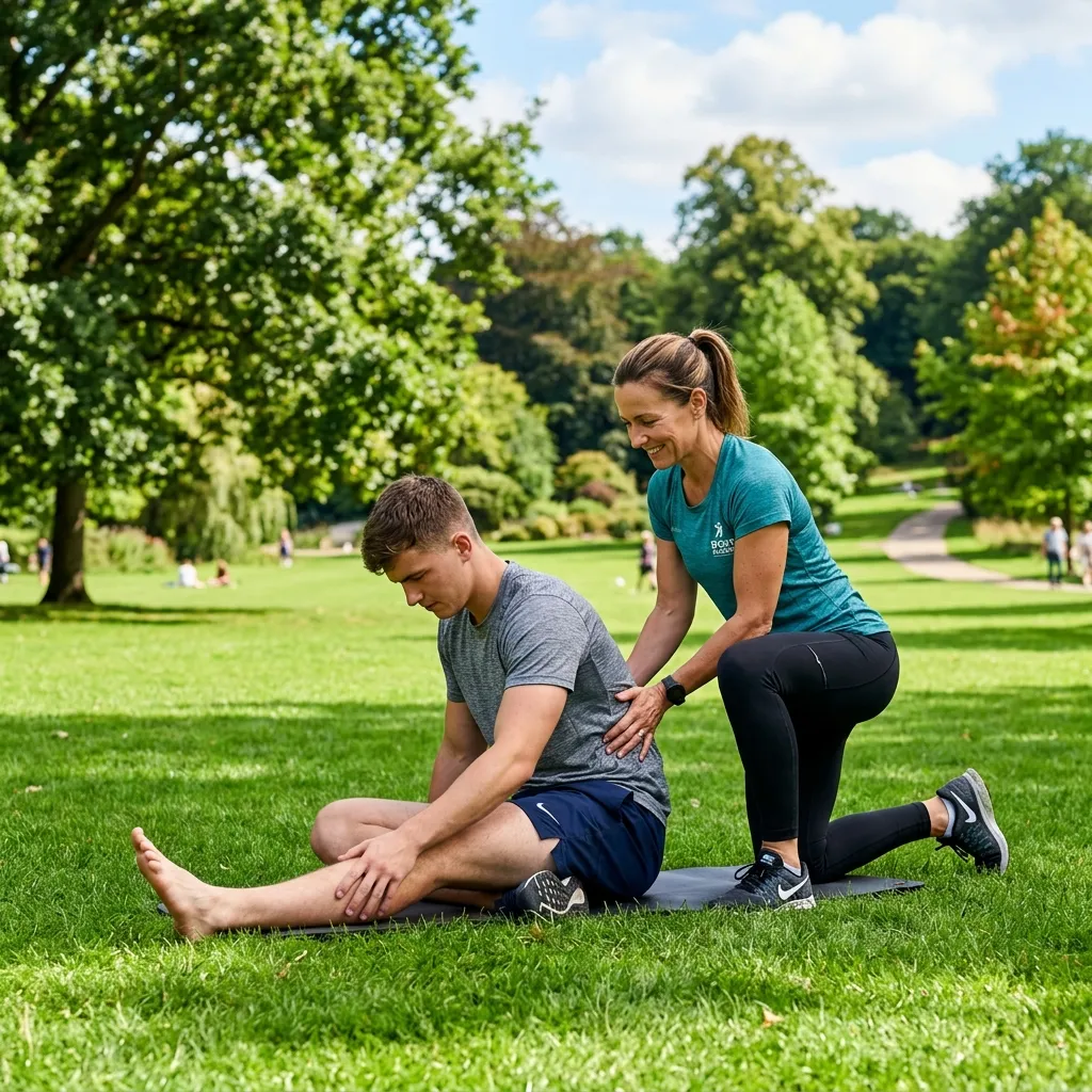 Stretch.vn Training - Outdoor manual stretching practice