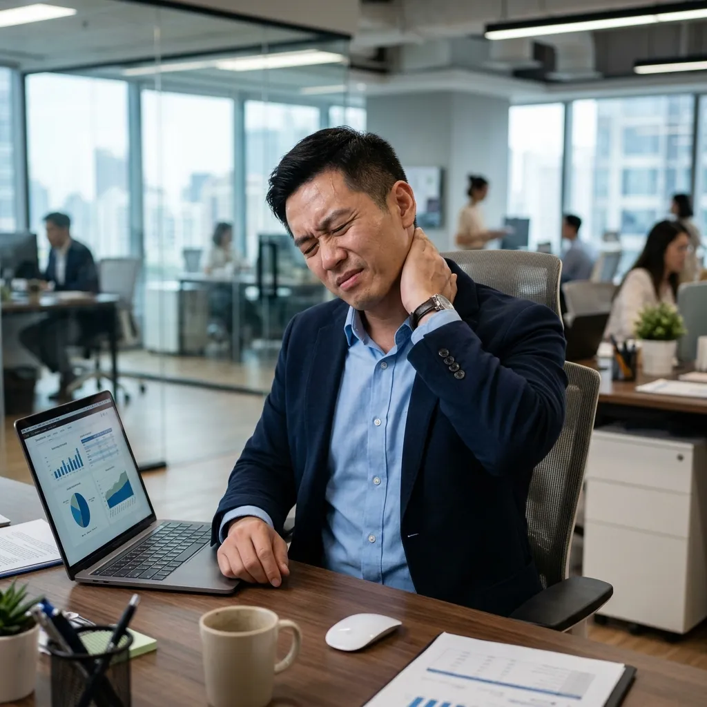 Workplace discomfort - Neck and shoulder pain
